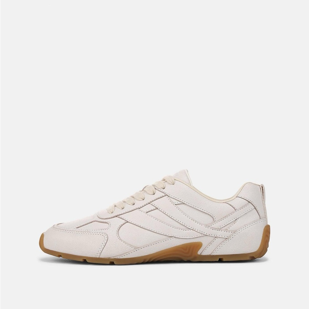 Vince Cream/Tan Low-Top Sneakers
